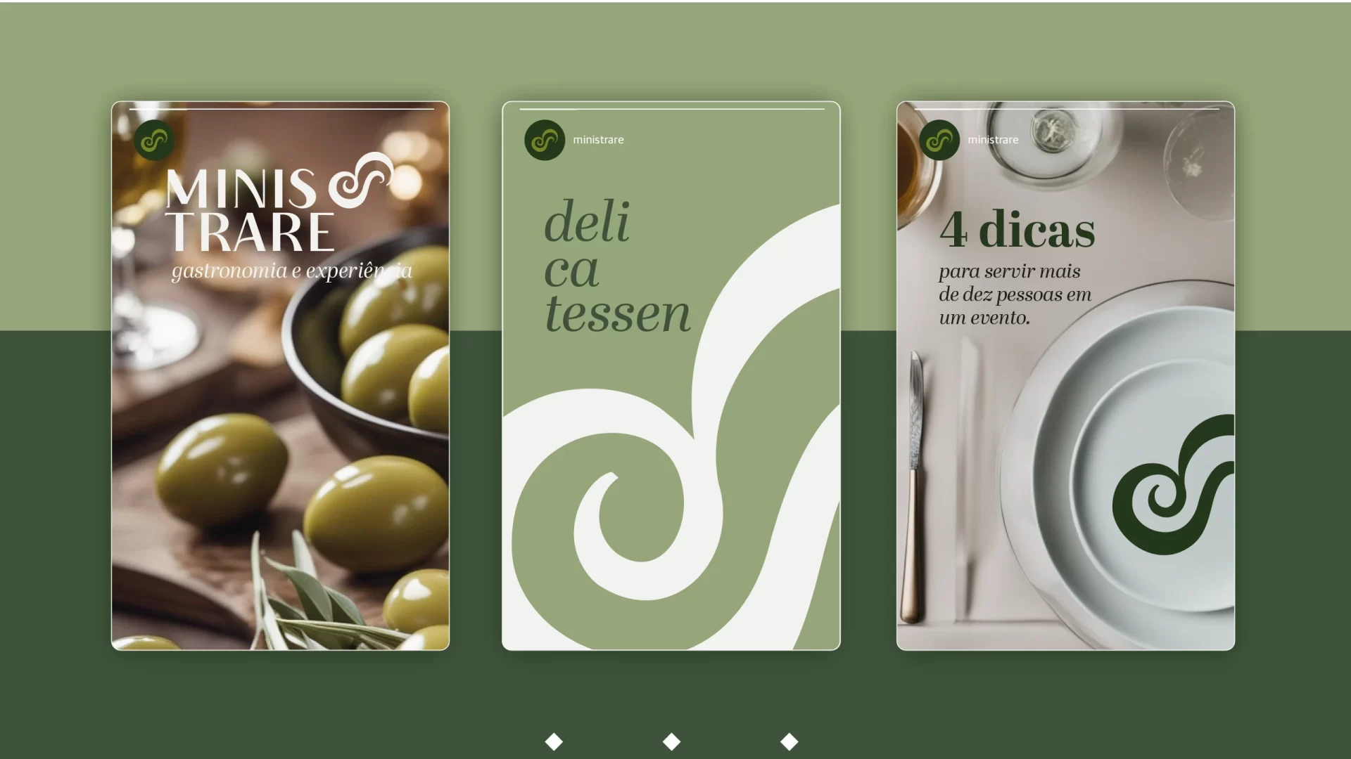 Mockup Redes Sociais- Ministrare - Gastronomia e Experiência - Vers Branding