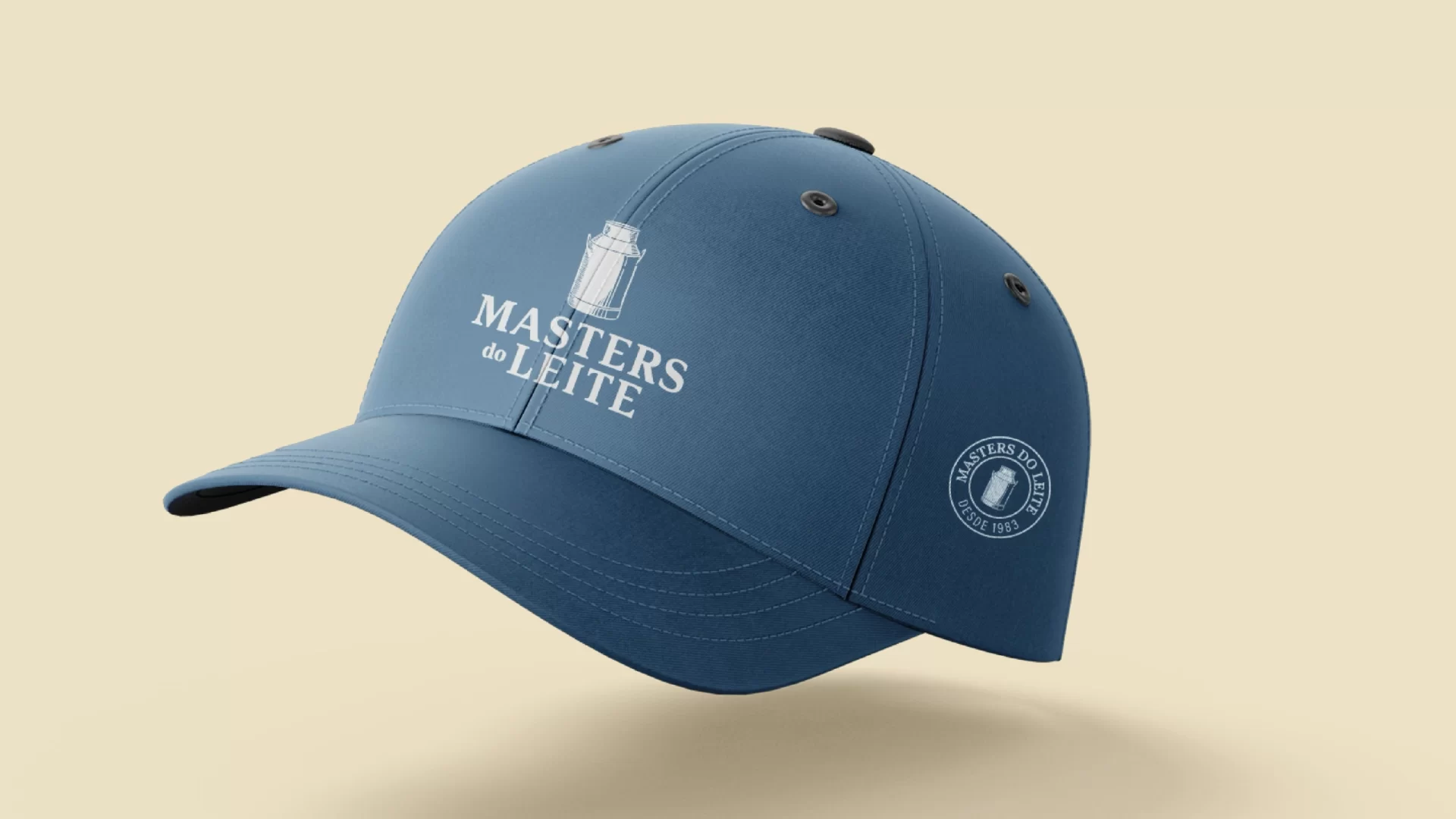 Boné Azul - Masters do Leite - Vers Branding