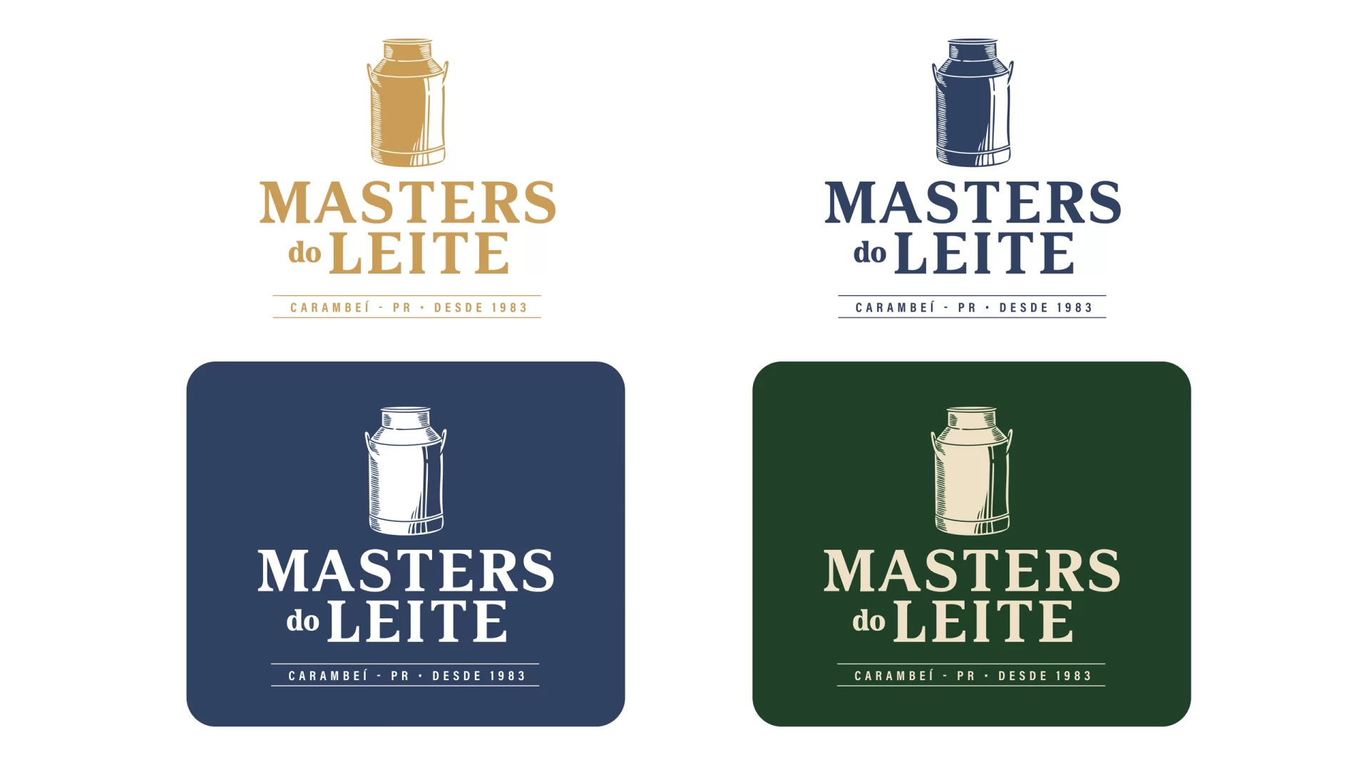 Logotipo 02 - Masters do Leite - Vers Branding