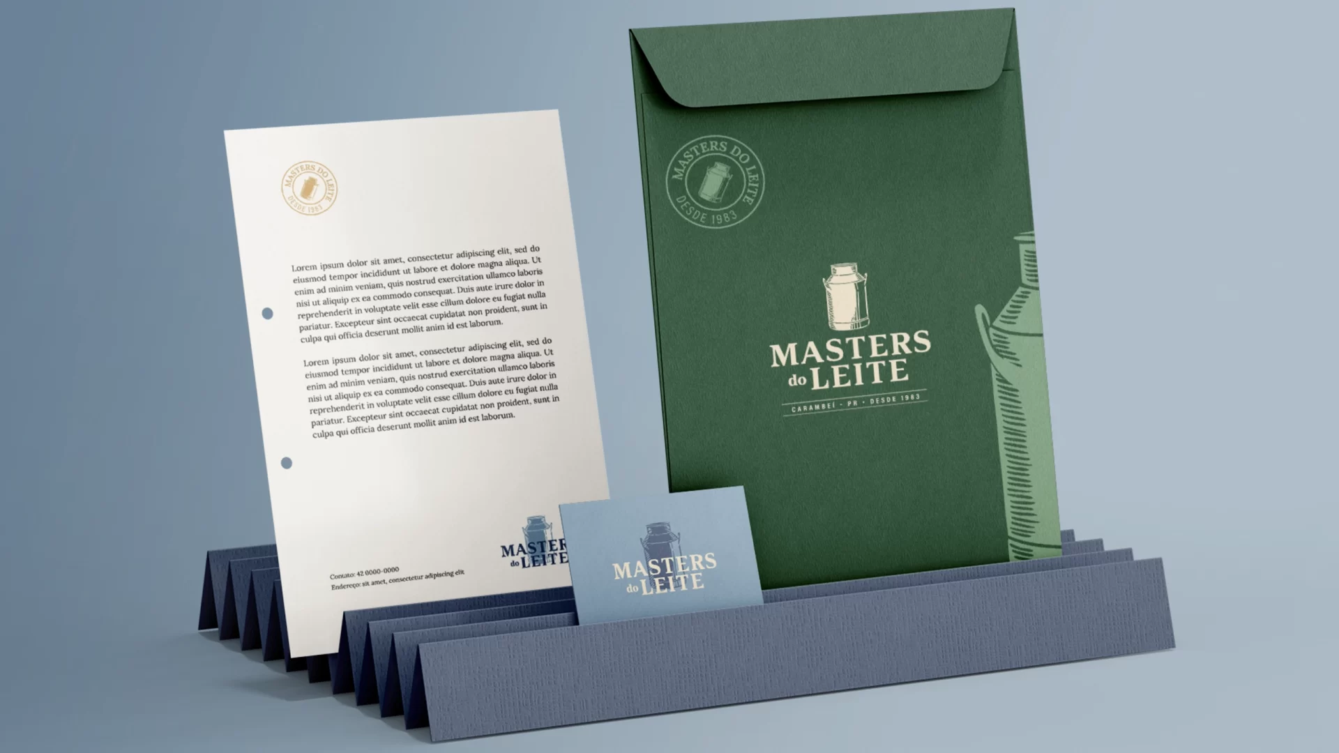 Papelaria - Masters do Leite - Vers Branding